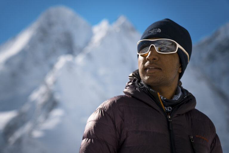 Close-up of Sajid Sadpara on the winter K2 expedition